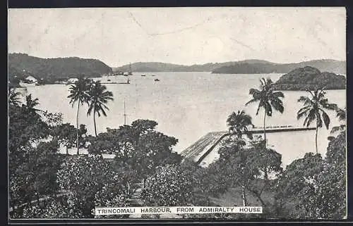 AK Trincomali, Harbour from Admiralty House