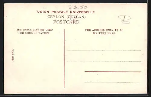 AK Colombo. York Street from the Jetty