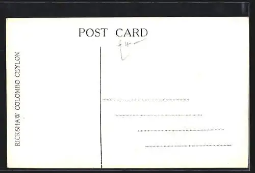 AK Colombo, Rickshaw and Street Scene