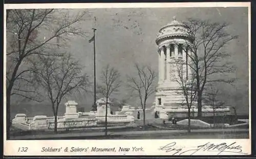 AK New York, NY, Soldiers & Sailors Monument