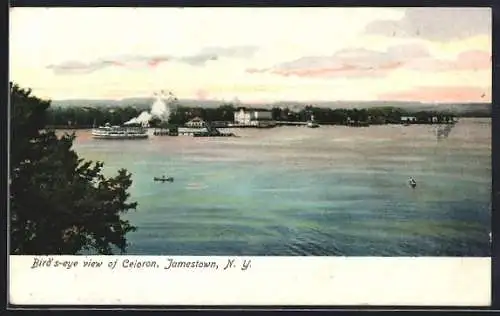 AK Jamestown, NY, Bird`s-eye view of Celoron