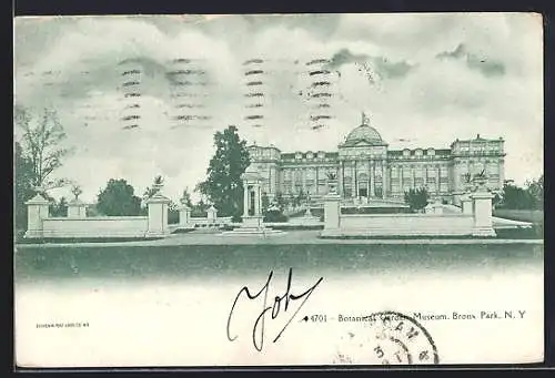 AK New York, NY, Botanical Garden Museum, Bronx Park