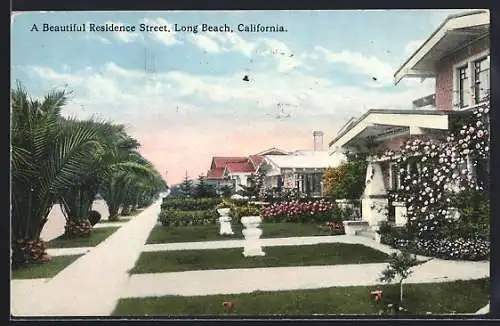 AK Long Beach, CA, A Beautiful Residence Street