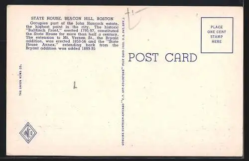 AK Boston, MA, State House, Beacon Hill