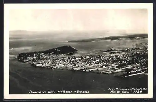 AK Anacortes, WA, Total view with Mt. Baker in distance