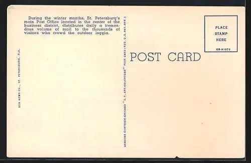 AK St. Petersburg, FL, A busy day at the Open Air Post Office