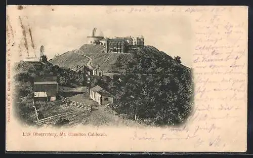 AK Mount Hamilton, CA, Lick Observatory