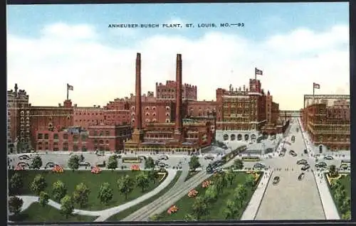 AK St. Louis, MO, Anheuser-Busch Brewery Plant, total view