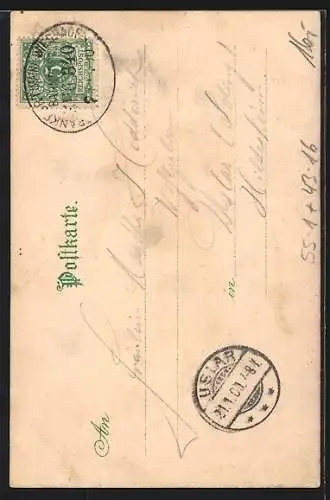 AK Briefträgerin im 20. Jahrhundert, Zukunft, Emanzipation