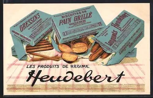 AK Kekse der Firma Heudebert in Schachteln