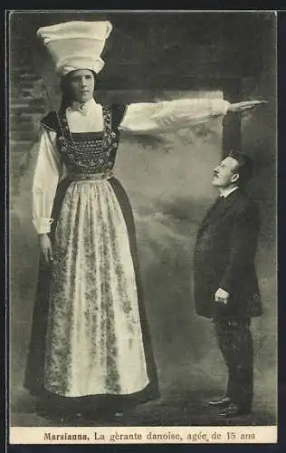 AK Marsianna, die Riesin aus Friesland, 15 Jahre alt