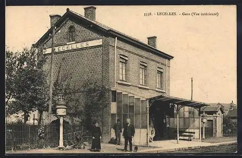 AK Lecelles, Gare, Vue intérieure