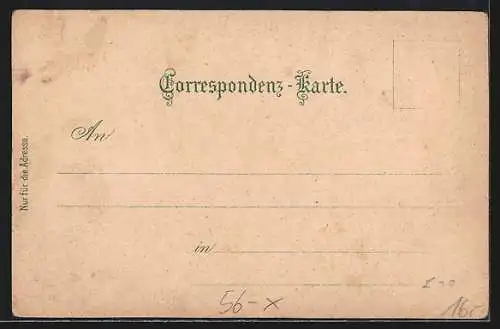 Lithographie Puchberg am Schneeberg, Fischerhütte und Kaiserstein, Station der Schneebergbahn