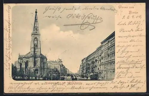 AK Berlin, Weddingplatz mit Dankeskirche