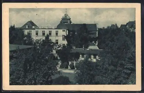 AK Berlin-Lichtenrade, Sanatorium Birkenhaag mit Garten