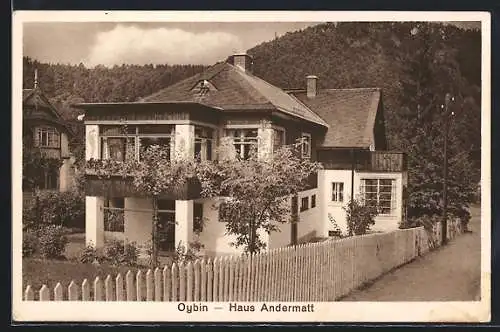 AK Oybin, Hotel Haus Andermatt