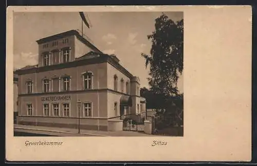 AK Zittau, Blick auf die Gewerbekammer