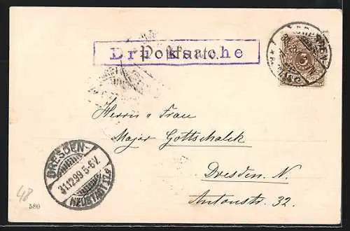 AK Dresden-A., Haus v. Professor Vollmöller, Wienerstrasse 25