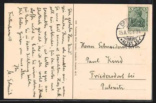 AK Dresden, Blasewitzer Strasse am Zöllnerplatz