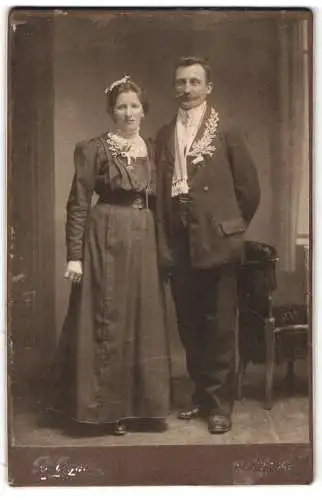 Fotografie Bartl Egger, Klagenfurt, Bühls Hausgasse 5, Porträt eines Paares