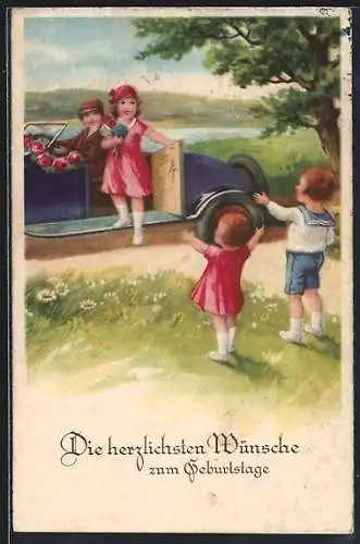 AK Auto bringt kleine Geburtstagsgäste