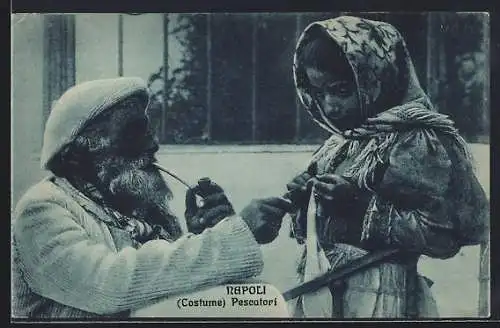 AK Neapel / Napoli, Costume Pescatori
