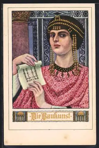 Künstler-AK Stavitelstvi, Jugendstil