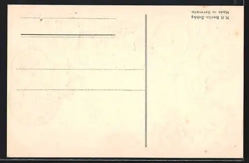 Präge-AK Grossbritannien u. Irland, Münzen und Flagge, Umrechnungstabelle