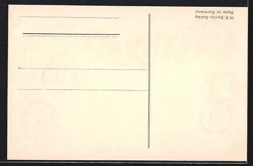 Präge-AK Norwegen, Münzen und Flagge, Umrechnungstabelle