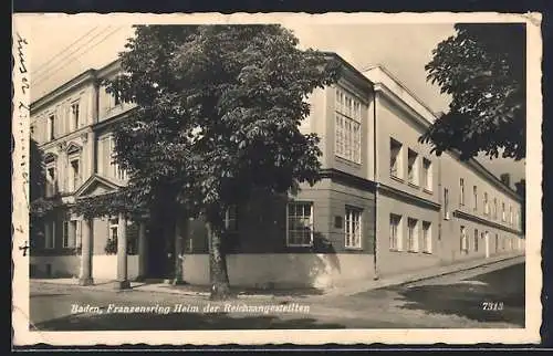 AK Baden, Franzensring Heim der Reichsangestellten