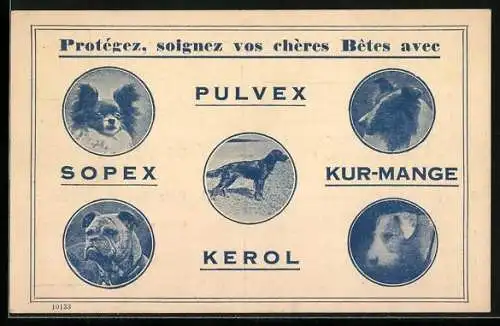 AK Protégez soignez vos chères Bêtes avec Pulvex, Sopex, Kur-Magne, Kerol