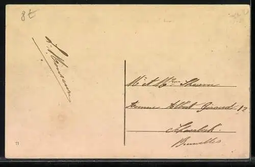 AK Liege, Pont Leopola mit Strassenbahnen