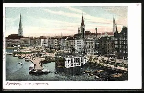 AK Hamburg-Neustadt, Alter Jungfernstieg