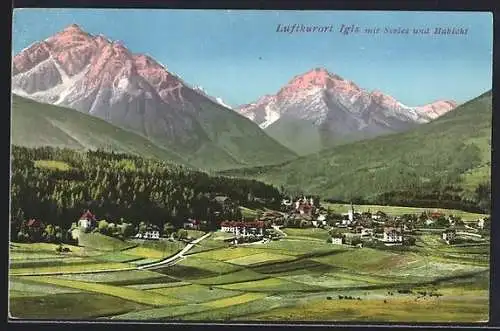 AK Igls, Gesamtansicht mit Serles