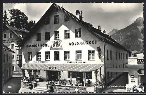 AK Reutte i. T., Hotel und Gasthof Goldene Glocke