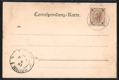 AK Maria Schutz an der Semmeringbahn, Ortsansicht von einem Feld aus