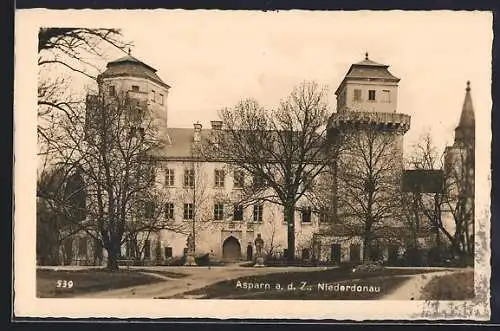 AK Asparn a. d. Z., Schloss mit Anlage