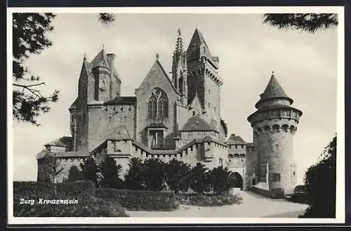 AK Leobendorf /N.-Oe., Burg Kreuzenstein mit Anlagen