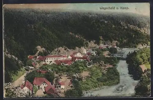 AK Pölla /N.-Oe., Wegscheid am Kamp, Totalansicht