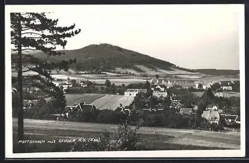 AK Pottschach /N. Ö., Totalansicht mit Gfieder