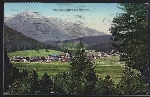 AK Seefeld, Gesamtansicht gegen den Hocheder