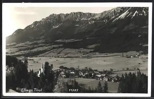 AK Ellmau /Tirol, Gesamtansicht aus der Vogelschau