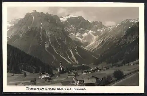 AK Obernberg am Brenner, Ortschaft mit Tribulaune