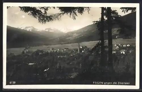 AK Fügen, Blick auf den Ort