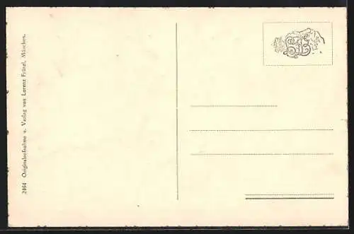 AK Hall in Tirol, Ortsansicht mit Flurkreuz