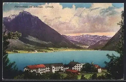 AK Achensee /Tirol, Panorama am Fürstenhaus