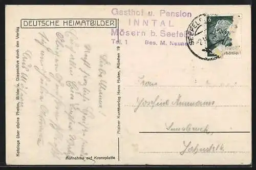 AK Mösern, Gesamtansicht mit Hocheder