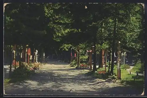 AK Innsbruck, Krieger-Denkmalstätte am Tummelplatz