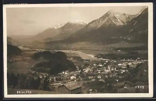 AK Brixlegg, Blick auf den Ort von weitem