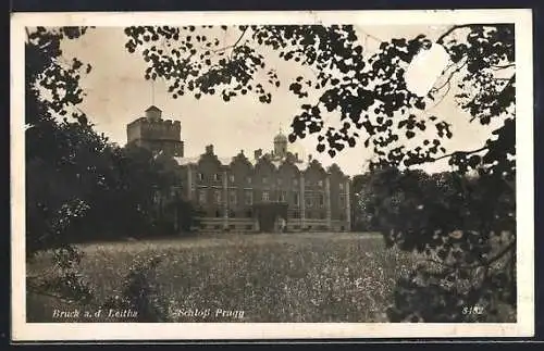 AK Bruck a. d. Leitha, Blick auf Schloss Prugg